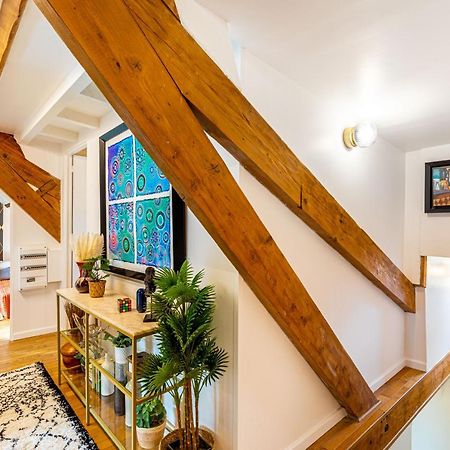 Art & Curiosity Cabinet Style Appartement With Paris View, Villa Des Ammonites เมอดง ภายนอก รูปภาพ