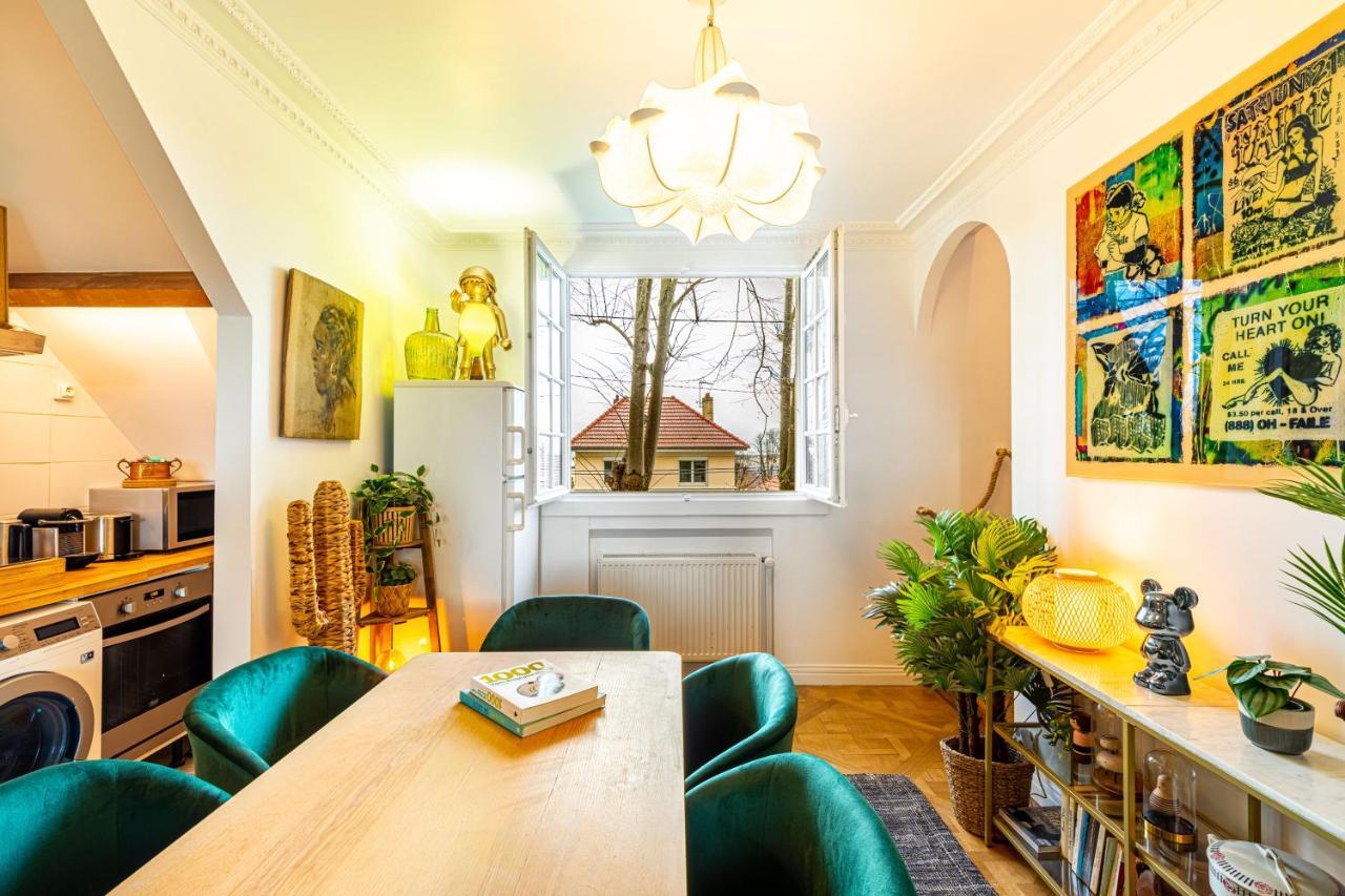 Art & Curiosity Cabinet Style Appartement With Paris View, Villa Des Ammonites เมอดง ภายนอก รูปภาพ